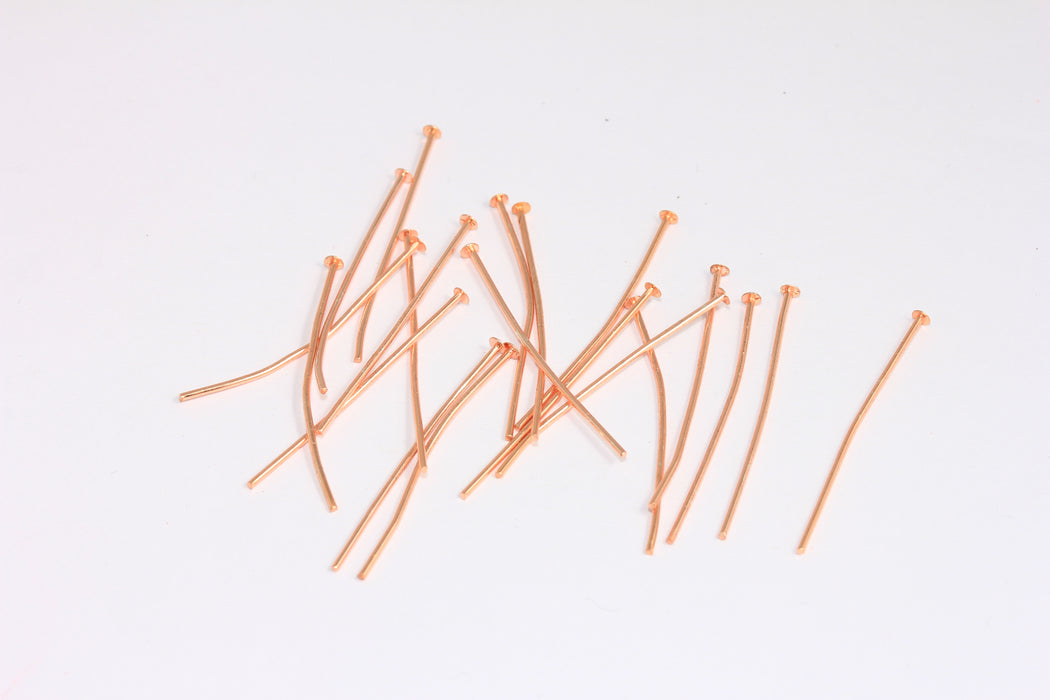 Rose Gold Head Pins