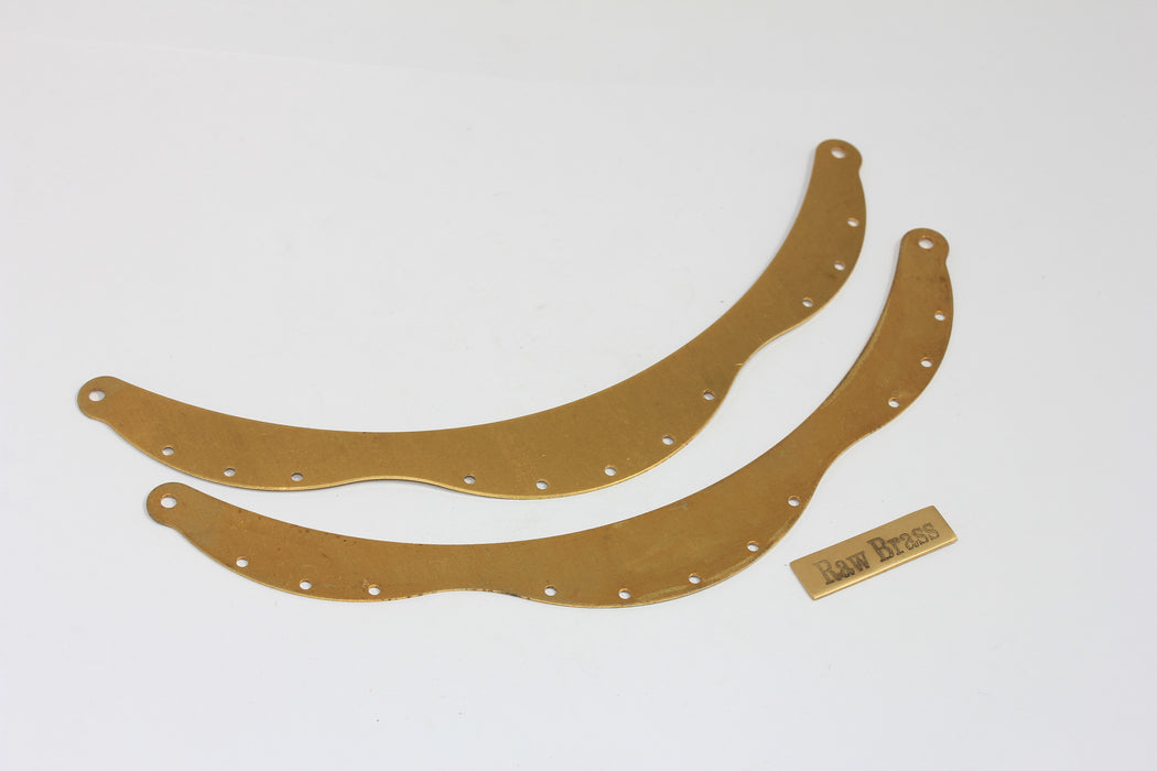 Raw Brass Collar Findings (16x140mm) Long Collar, AC7