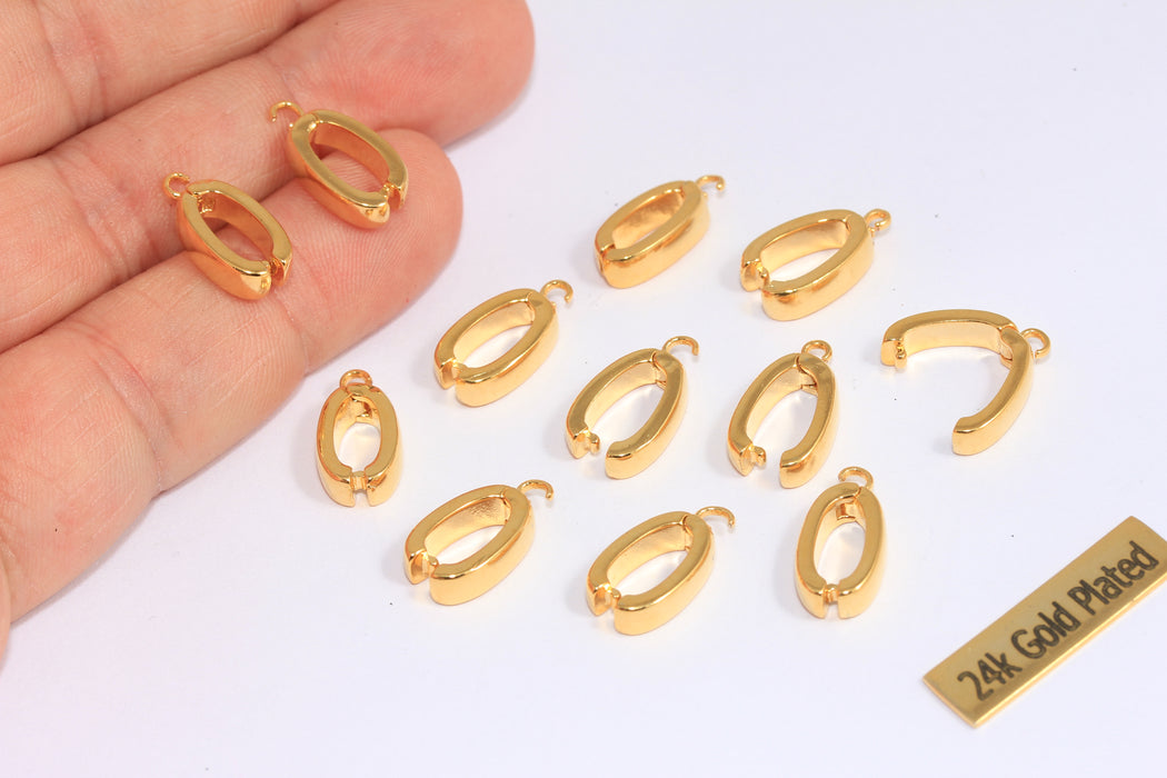 Shiny Gold Pinch Bails