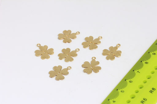 Brass Leaf Charm