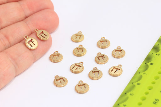Brass Pi Letter
