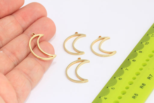Brass Moon Charms