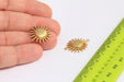 Brass Sun Charms