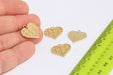 Brass Heart Pendant