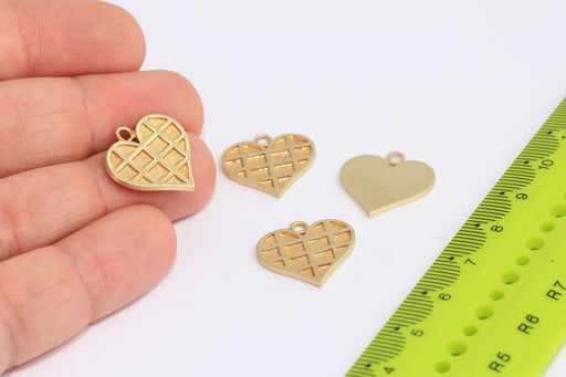 Brass Heart Pendant