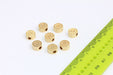 Brass Flower Charms
