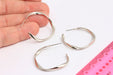 Hoop Earrings, Twisted Hoop Earrings