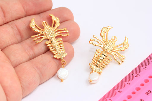 Pearl Lobster Earring