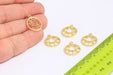 Brass Flower Pendants