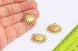 Brass Sun Charms
