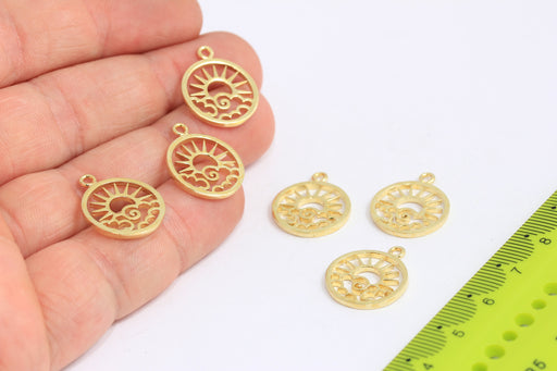 Brass Sun Pendant