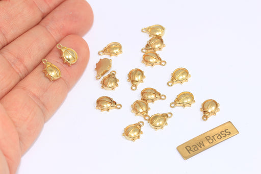 Brass Ladybug Charms