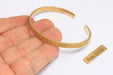 Brass Sandblasted Bracelet Bangle