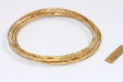 Brass Hammered Bracelet