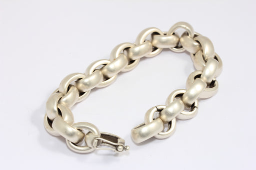 Antique Silver Rolo Bracelet