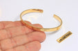 Shiny Gold Cuff Bracelet