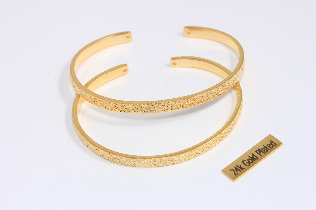 Shiny Gold Cuff Bracelet
