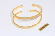 Shiny Gold Cuff Bracelet
