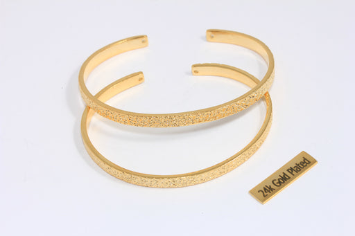 Shiny Gold Cuff Bracelet