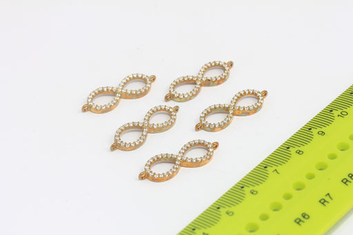 Brass Infinity Charms
