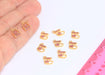 Shiny Gold Noel Charms