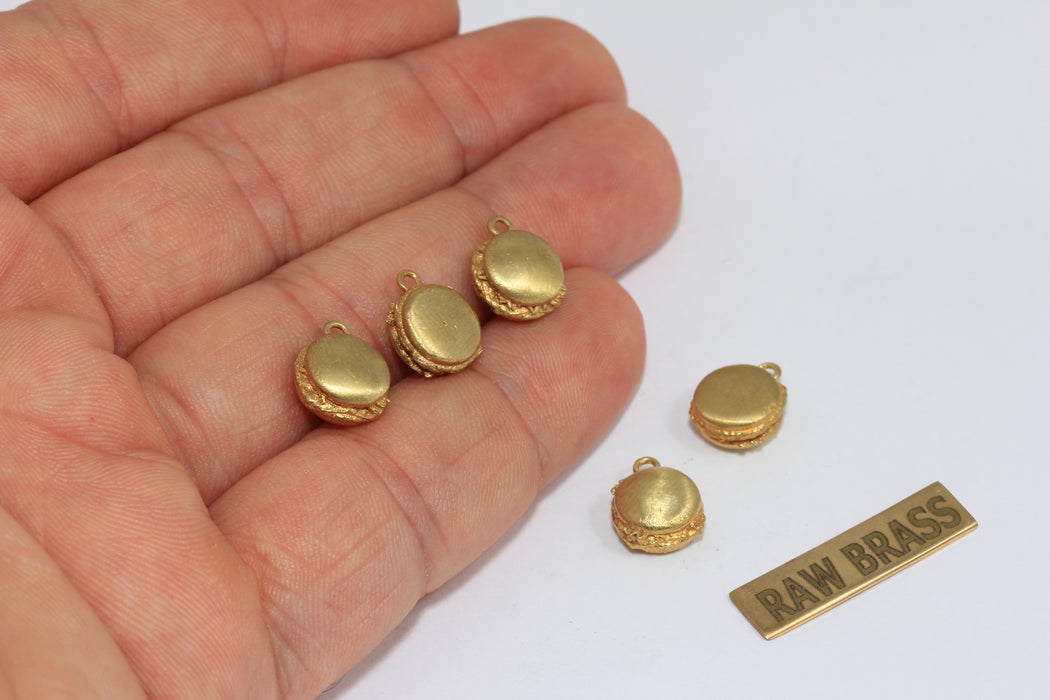 8x15mm 24 ayar Parlak Altın Çilek Charms, Çilek MLS90