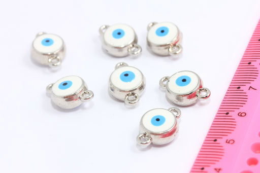 Evil Eye Charms, Enamel Evil Eye Beads
