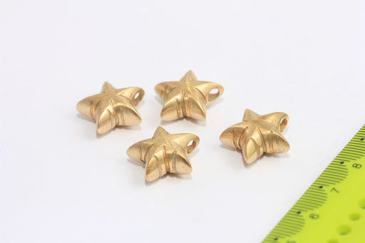 Brass Star Beads