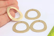Brass Hoop Pendant