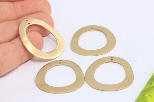 Brass Hoop Pendant