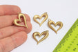 Brass Heart Pendant