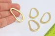 Brass Oval Charms