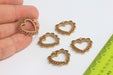 Brass Heart Pendant