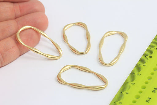 Brass Oval Charms