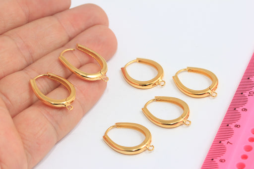 Oval Hoops With Loop