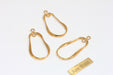 Brass Oval Ring Pendant