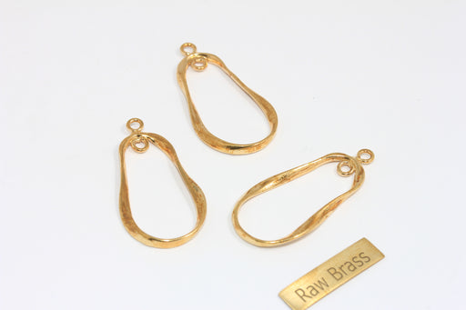 Brass Oval Ring Pendant