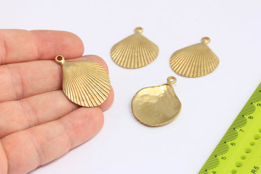 Brass Sea Shell Charms