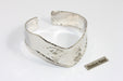 Rhodium Plated Cuff Bracelet