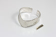 Rhodium Plated Cuff Bracelet