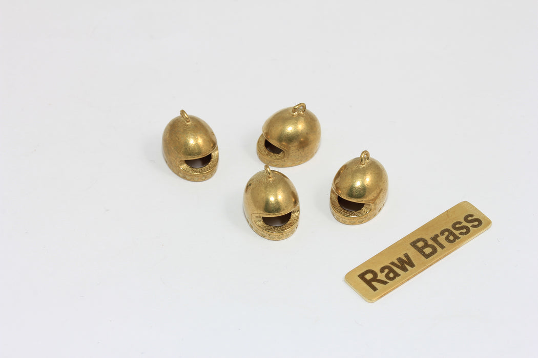 Raw Brass Bell Charm, Vintage Jingle Bell Pendant, Hollow Bell Finding for Jewelry Making, Rustic Brass Charm, DIY Craft Supply , Zrcn962