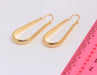 , Long Teardrop Earrings