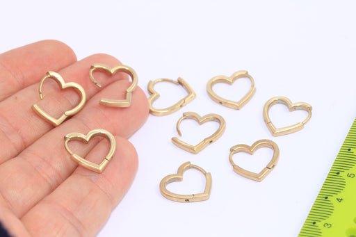  Lever Back Heart Earrings