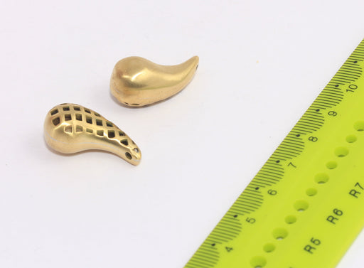 Brass Teardrop Pendant