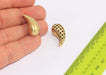 Brass Teardrop Pendant