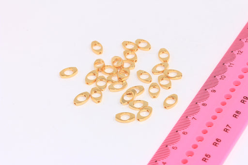  Oval Bracelet Spacer Beads