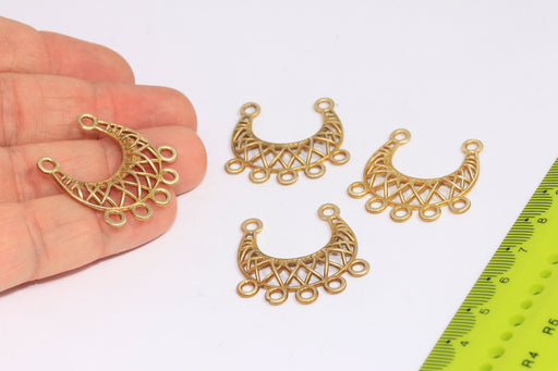 Brass Hoop Charms