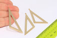 Brass Triangle Pendant