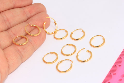 Small Gold Hoops,