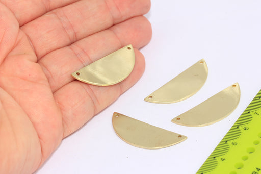 Brass Semicircle Pendant